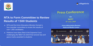 NEET UG 2024 Result Controversy Update: NTA to Form Panel to Review Results of 1500 Students
